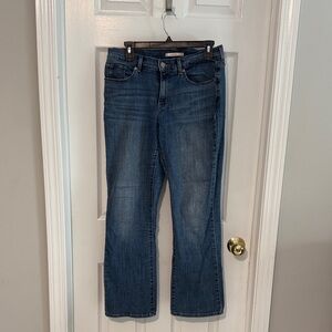 Levi Strauss Mid-Rise Classic Boot Women’s Blue Jeans